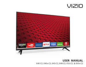 Bruksanvisning VIZIO E40-C2 LED TV