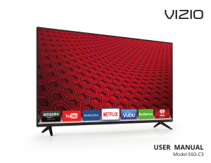 Bruksanvisning VIZIO E60-C3 LED TV