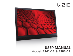 Handleiding VIZIO E291-A1 LED televisie