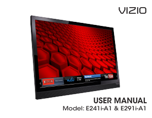 Bruksanvisning VIZIO E291i-A1 LED TV