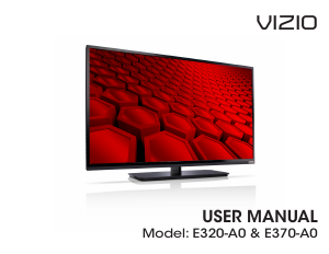 Bruksanvisning VIZIO E320-A0 LED TV