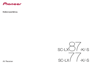 Handleiding Pioneer SC-LX87-K Receiver