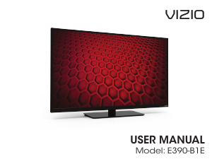 Bruksanvisning VIZIO E390-B1E LED TV