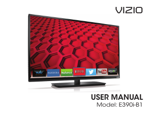 Bruksanvisning VIZIO E390i-B1 LED TV