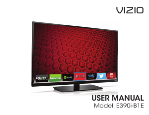 Handleiding VIZIO E390i-B1E LED televisie