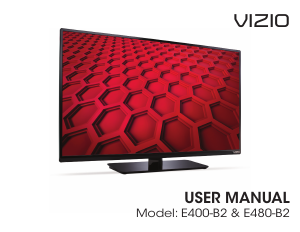 Handleiding VIZIO E400-B2 LED televisie