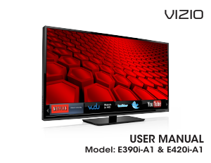 Bruksanvisning VIZIO E420i-A1 LED TV