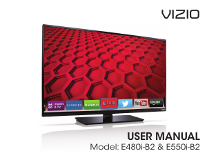 Bruksanvisning VIZIO E550i-B2 LED TV