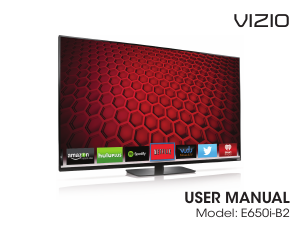 Handleiding VIZIO E650i-B2 LED televisie
