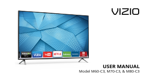 Bruksanvisning VIZIO M70-C3 LED TV