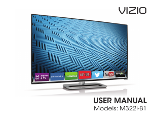 Bruksanvisning VIZIO M322i-B1 LED TV