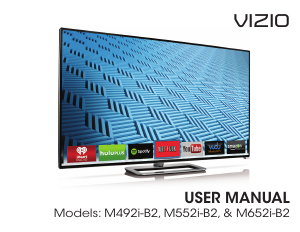 Bruksanvisning VIZIO M492i-B2 LED TV