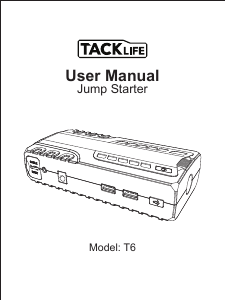 Bedienungsanleitung Tacklife T6 Starthilfe