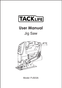 Manual Tacklife PJS03A Jigsaw