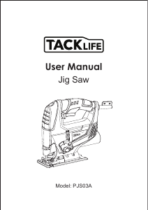 Handleiding Tacklife PJS03A Decoupeerzaag