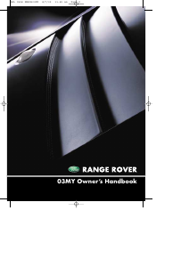 Handleiding Land Rover Range Rover 03MY (2003)