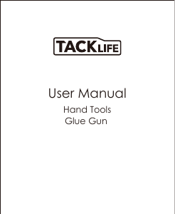 Bruksanvisning Tacklife GGO20AC Limpistol