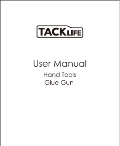 Manual Tacklife GGO60AC Glue Gun