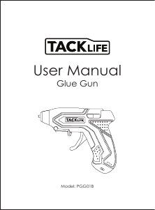 Bruksanvisning Tacklife PGG01B Limpistol