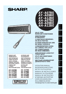 Mode d’emploi Sharp AE-A07BE Climatiseur