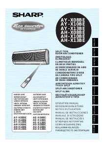 Manual Sharp AY-X10BE Air Conditioner