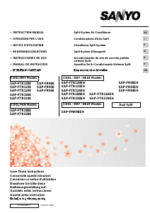 Bedienungsanleitung Sanyo SAP-FTR184EH Klimagerät