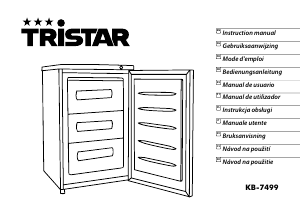 Instrukcja Tristar KB-7499 Zamrażarka