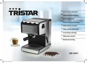 Instrukcja Tristar KZ-2271 Ekspres do espresso