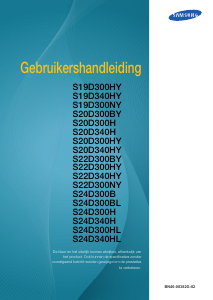 Handleiding Samsung S22D340HY LCD monitor