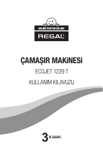 Kullanım kılavuzu Regal Ecojet 1229 T Çamaşır makinesi