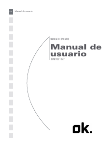 Manual de uso OK OWM 16213 A2 Lavadora