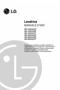 Manuale LG WD-10262TP Lavatrice