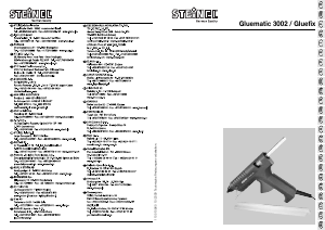 Manuale Steinel Gluematic 3002 Pistola incollatrice