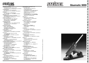 Instrukcja Steinel Gluematic 5000 Pistolet klejowy
