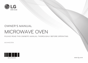 Handleiding LG MS4440SRW Magnetron