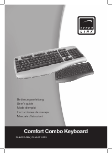 Manual Speedlink SL-6421 Comfort Combo Keyboard