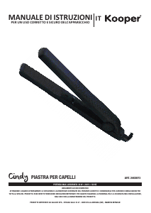 Manuale Kooper 2402873 Piastra per capelli