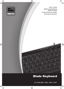 Manual Speedlink SL-6448 Blade Keyboard