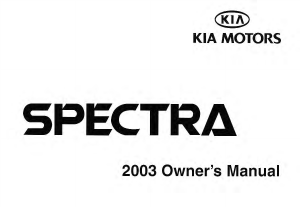Handleiding Kia Spectra (2003)