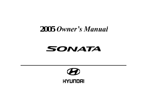 Bruksanvisning Hyundai Sonata (2005)