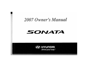 Bruksanvisning Hyundai Sonata (2007)