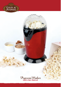 Manual Giles & Posner EK1524 Popcorn Machine