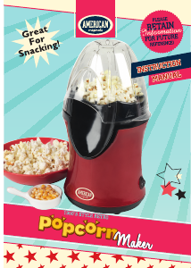 Manual Giles & Posner EK1550 Popcorn Machine