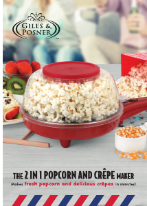 Bruksanvisning Giles & Posner EK2349G Popcornmaskin