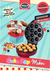 Bruksanvisning Giles & Posner EK1071 Cupcakemaskin