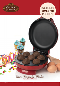 Bruksanvisning Giles & Posner EK1557 Cupcakemaskin