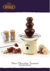 Manual Giles & Posner EK1493 Chocolate Fountain