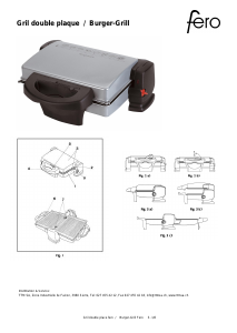 Bedienungsanleitung Fero H8251 Kontaktgrill