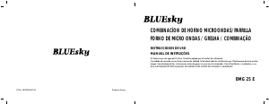 Manual de uso Bluesky BMG 25 E Microondas