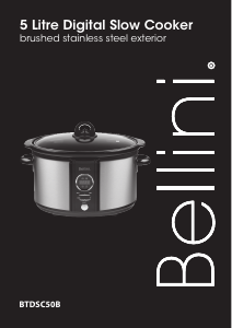 Handleiding Bellini BTDSC50B Slowcooker